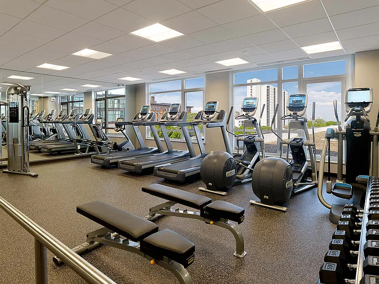 24-hour fitness center