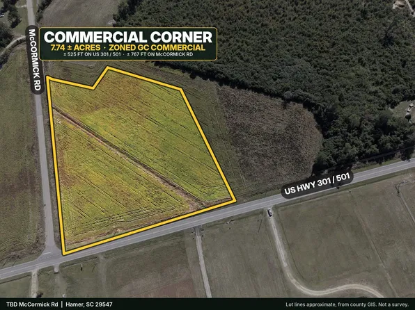TBD McCormick Rd. #South Tract, Hamer, SC 29547