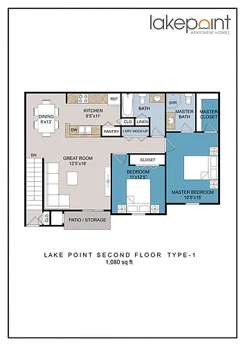 Floor plan Sandbar w- Lakeview