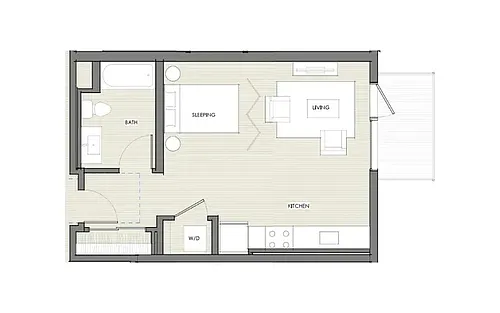 Floor plan Studio