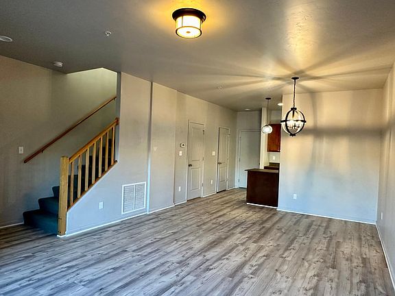 Living Room, Dining area, Downstairs Bathroom Door & Kitchen