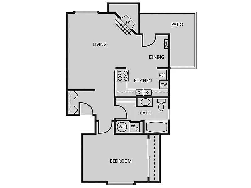 Floor plan Juniper W/D Renovated Plus