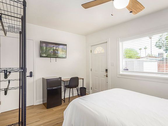 This room has a Private entrance from the back yard.