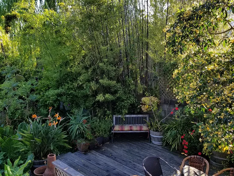 View from above of lower deck