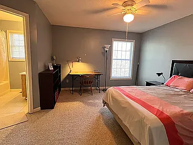 Bedroom A with full bath