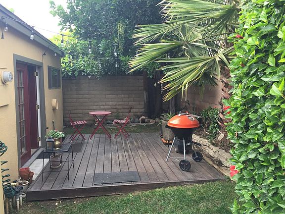 Private outdoor patio
