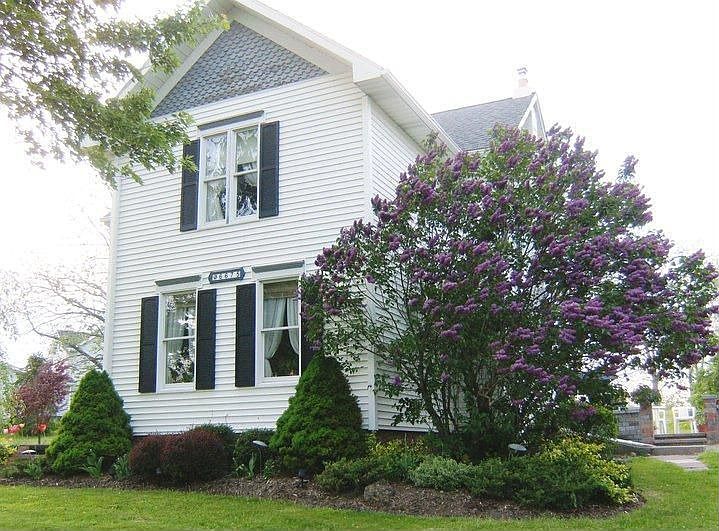 updated country home in beautiful setting