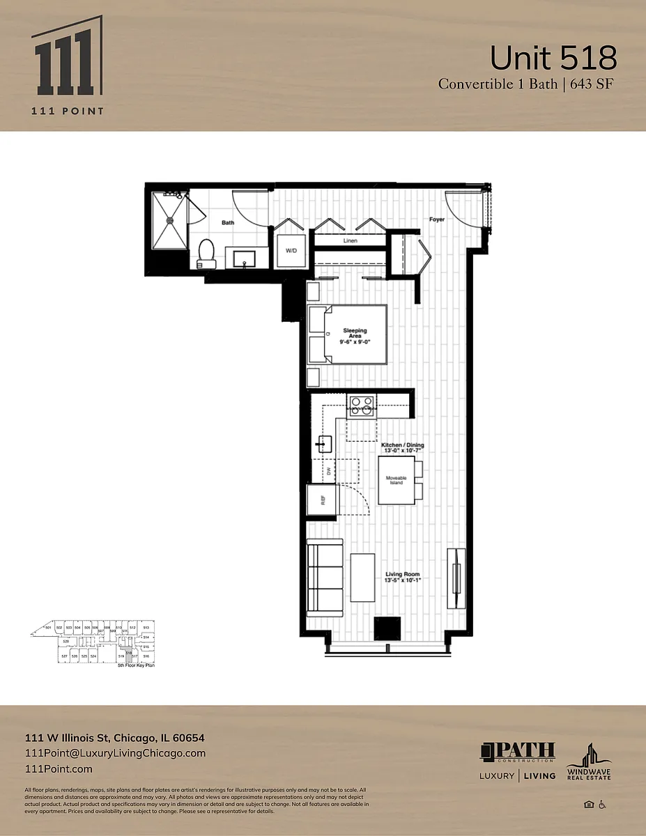 Floor plan 518