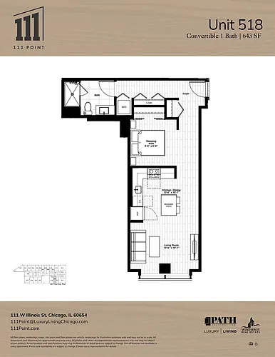 Floor plan 518
