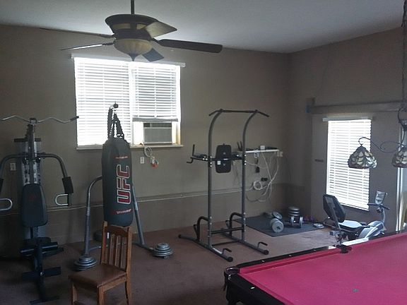 Converted Garage game room