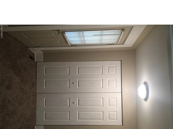 Foyer with full closet
