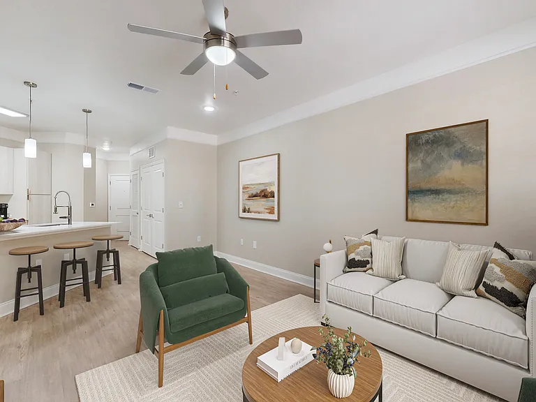 Open concept living room
