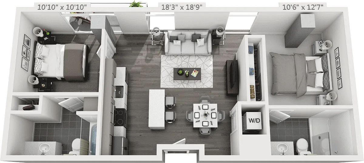 Floor plan B1