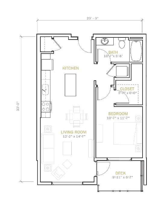 Floor plan B3