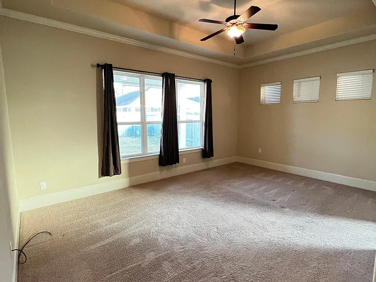 Master Bedroom with recessed ceilings