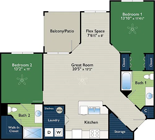 Floor plan Corvus