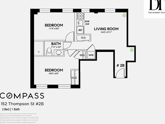 2nd image of 152 Thompson St APT 2B