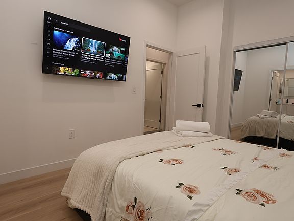 Master bedroom TV view