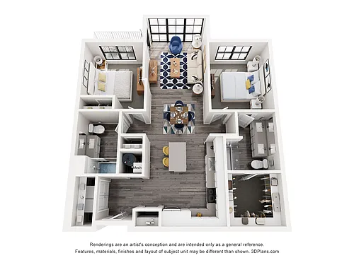Floor plan Windward - C1.D