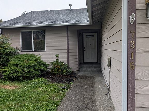 Private front door entrance