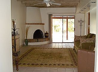 Main living room with fireplace