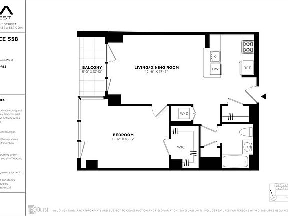 2nd image of 625 W 57th St APT 558