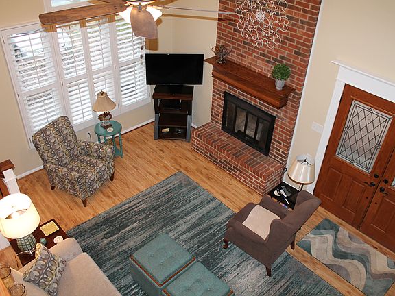 Upstairs view Living Room