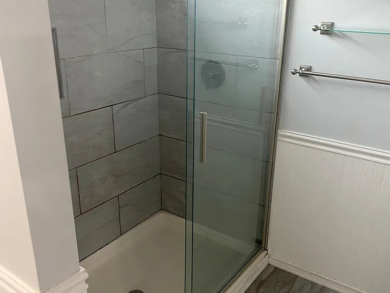 Master shower