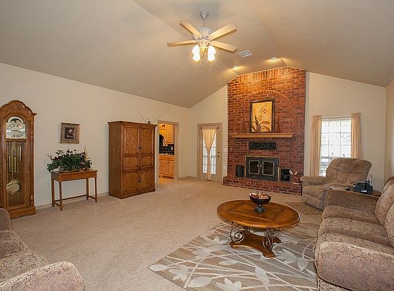 One of 2 living areas