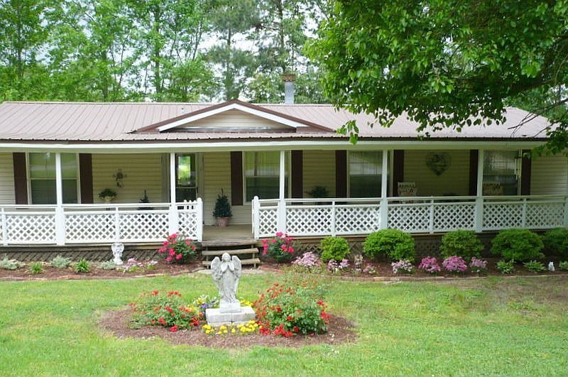 Covered front porch.