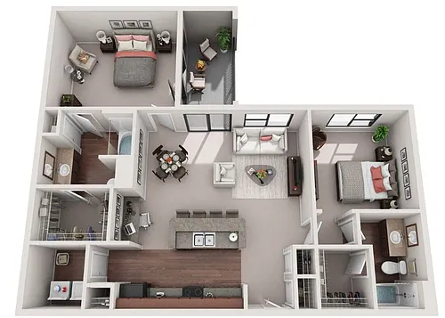Floor plan B3