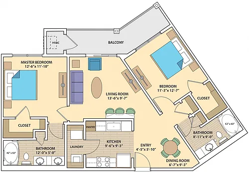 Floor plan Star