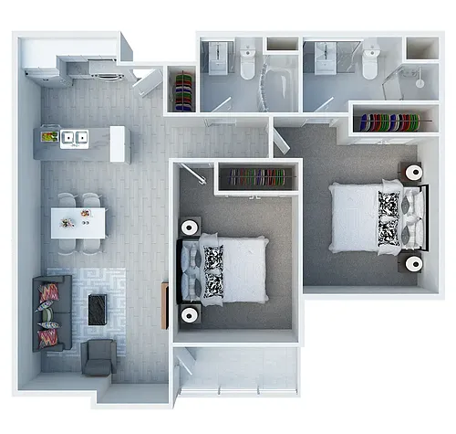 Floor plan 2X2