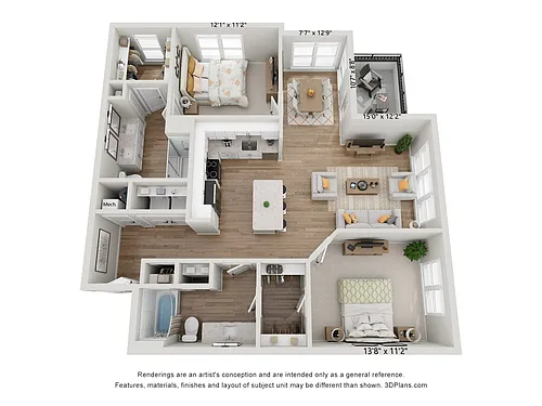 Floor plan B2