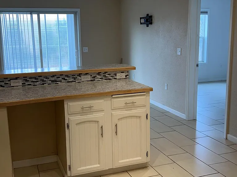 View from kitchen