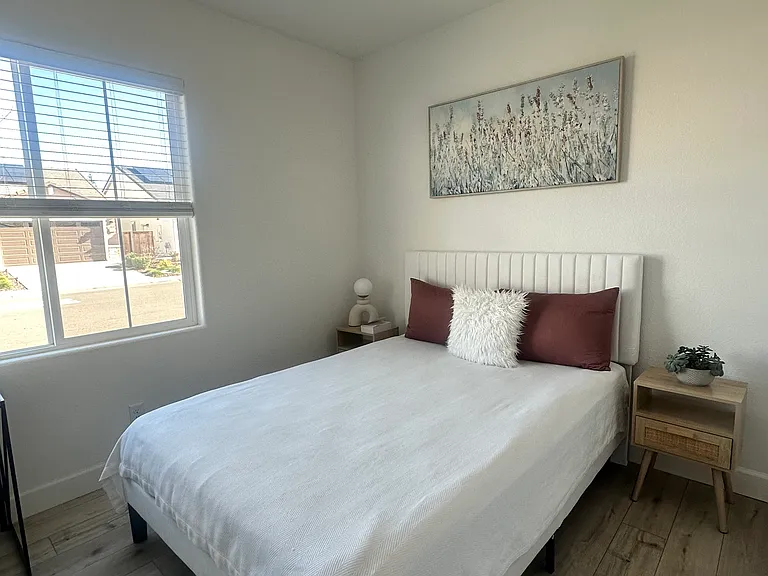spacious bedroom