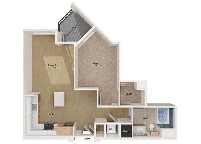 Floor plan Virent-A4