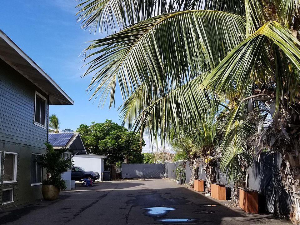 Inside a gated fence.