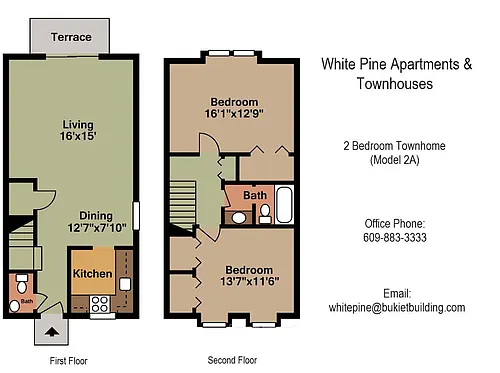 Floor plan 2BRTH
