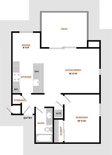 Floor plan Plan 1AR
