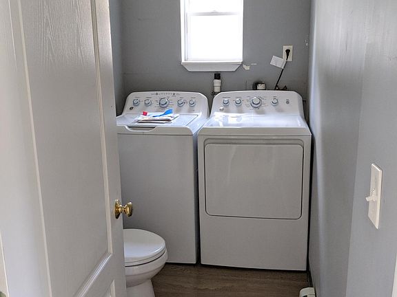 In-unit, new washer and dryer.