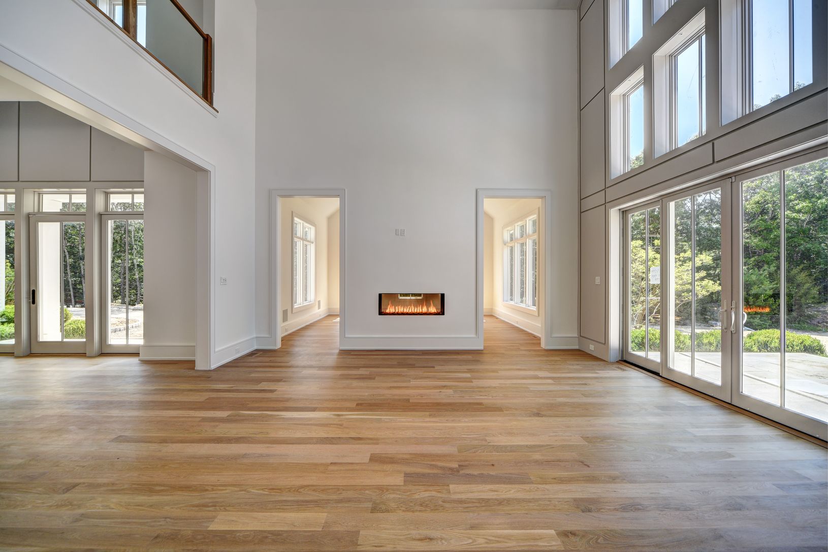  2 Story Great Room with Window Wall