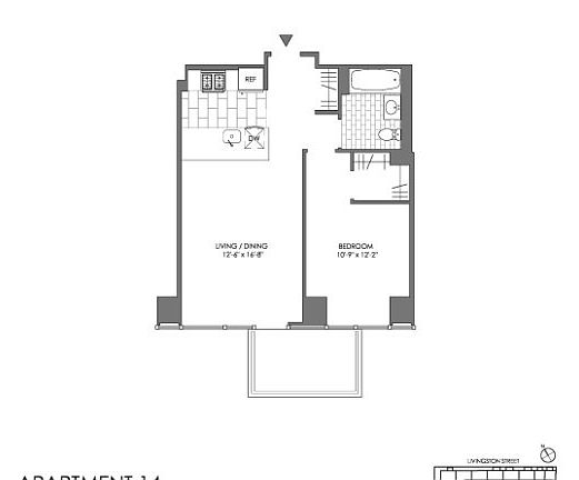 2nd image of 33 Bond St APT 2514