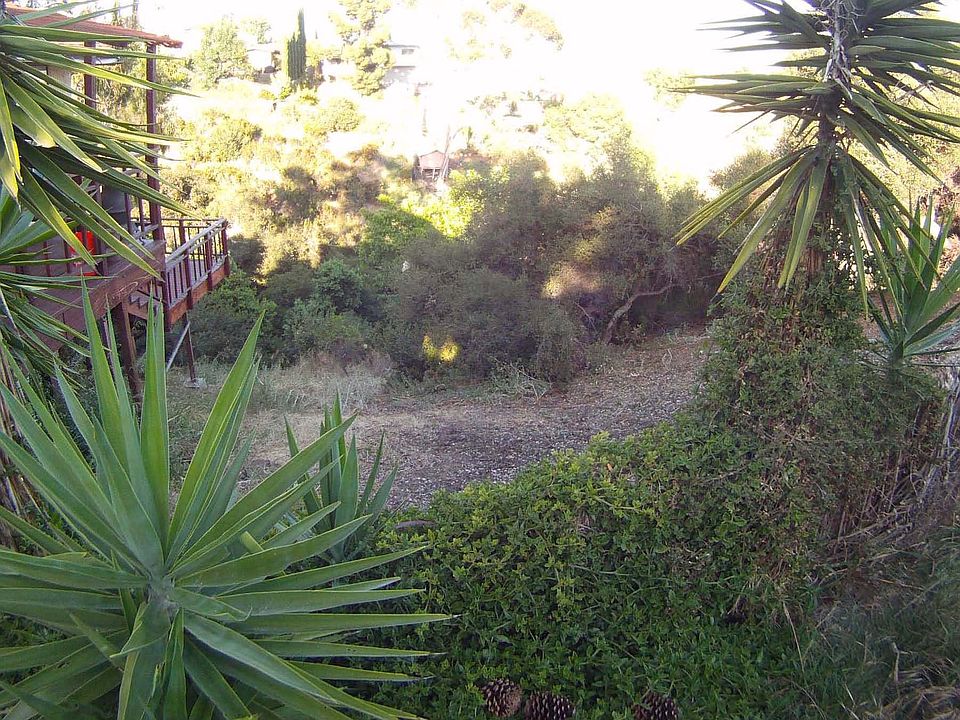 Yard and view east