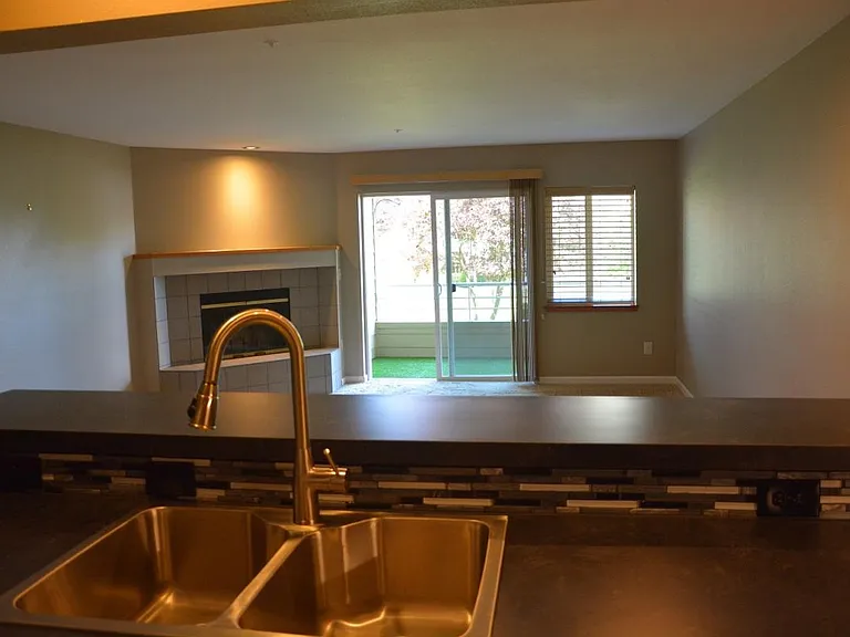 View from kitchen