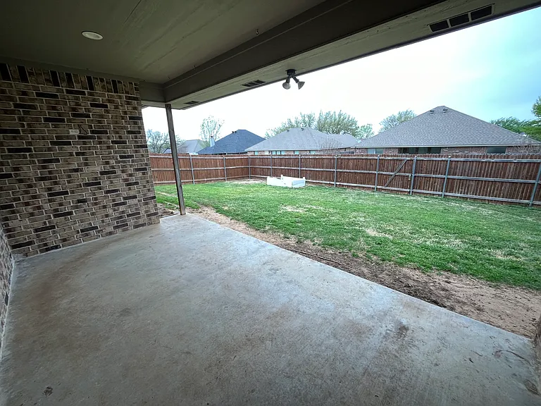 Back patio