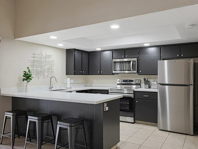 new stainless appliances