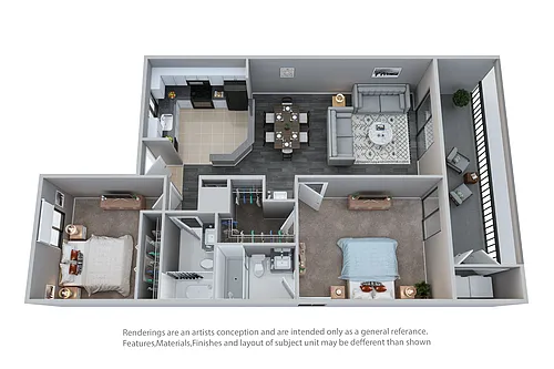 Floor plan Dunes of Boca