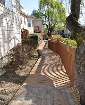 Private Boardwalk by Creek