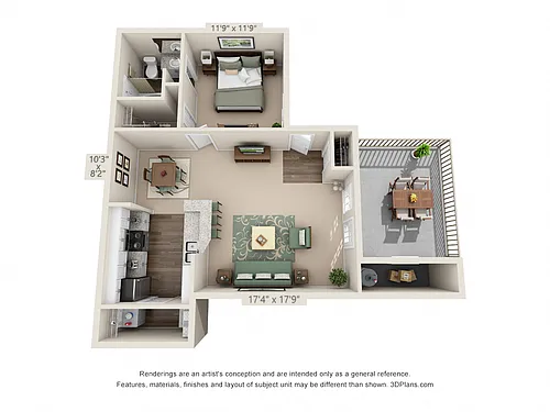 Floor plan The Oak